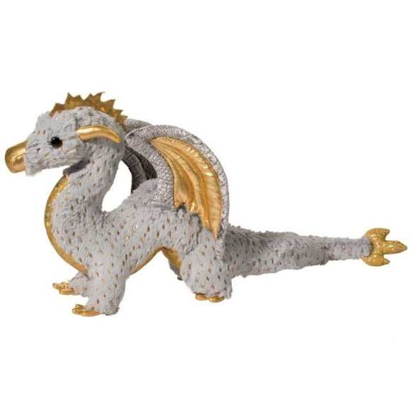 New w/ Tag Douglas Plush Midas Gold Fleck Dragon 21"(Retired product) - Picture 1 of 14